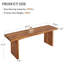 Banc en bois massif Beitnes-743106912-782027561