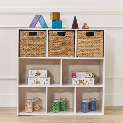 ECR4Kids Streamline 8Compartment Storage Cabinet 36in Classroom Furniture
