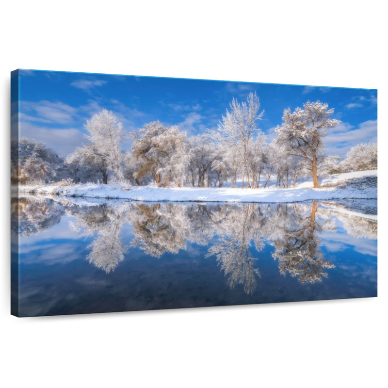 Arbres givrés Alvord, H 20 po x l 30 po