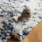 Manhattan Hand Woven Wool/Cotton Southwestern Rug in Blue/Ivory-728119165