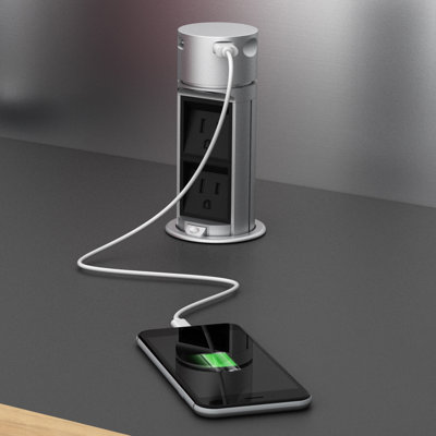 15 Tamper Resistant Duplex Outlet with USB Port