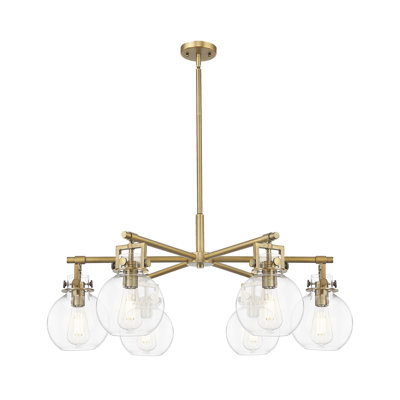 Lustre suspendu 6 lumières Newton Sphere