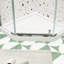 Porte de douche pivotante
