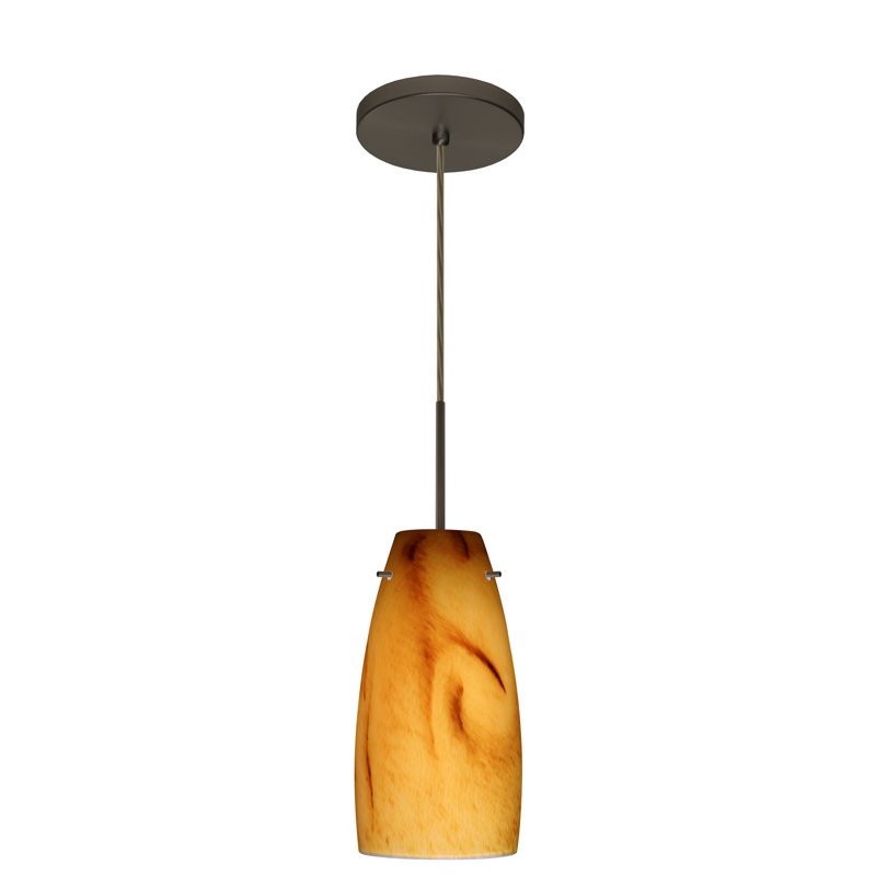 Luminaire suspendu 1 cloche pour une cloche Tao, Bronze, Titan, DEL