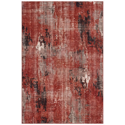 Drawingroom Modern Distressed Solid Red Black Gray White Non-Slip Low Pile Indoor Outdoor Pet Friendly Living Room Bedroom Dining Room Entryway Hallway Office Kitchen High Traffic Easy Clean Printed Ultra Soft Bound Edge Washable Rug