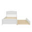 Lit plateforme simple avec lit gigogne escamotable-1803015759
