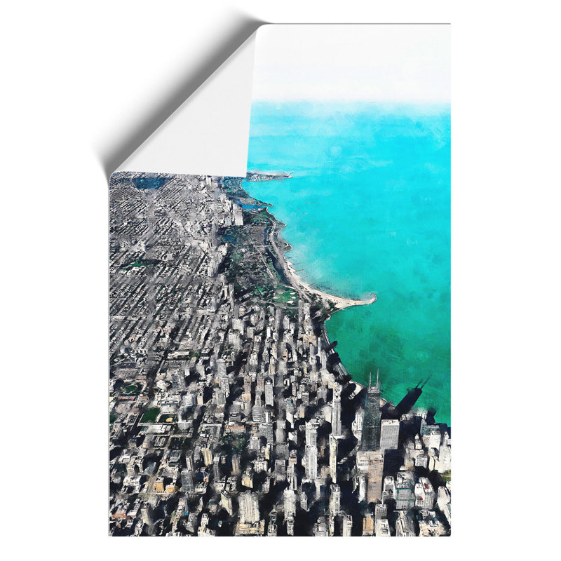View of Doha in Qatar - Unframed Graphic Art, 30cm H x 21cm W x 0.1cm D