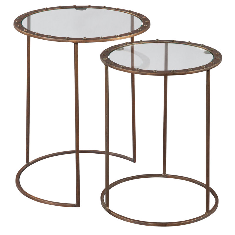 COPPER RIVET NEST OF TABLES