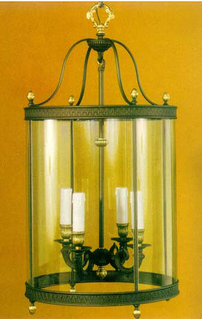 Rupelmonde 4 - Light Lantern Pendant, Dark Flemish