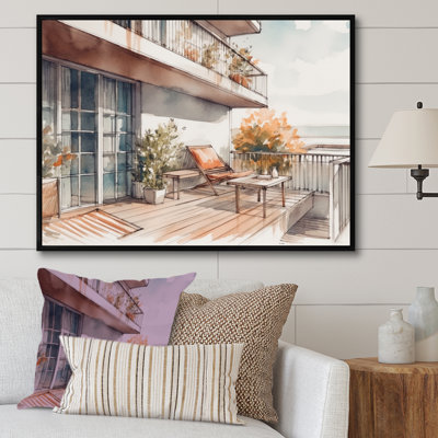 Rueban " Capturing the Bliss of a Summer Terrace II " Print