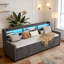 Lit de jour simple avec couchette