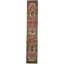 Hand-Knotted High-Quality Red and Blue Runner