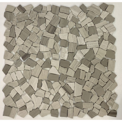 Carreau de mosaïque en marbre rustique