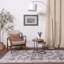 Hupper Farah Machine Woven Grey Area Rug-1955206696