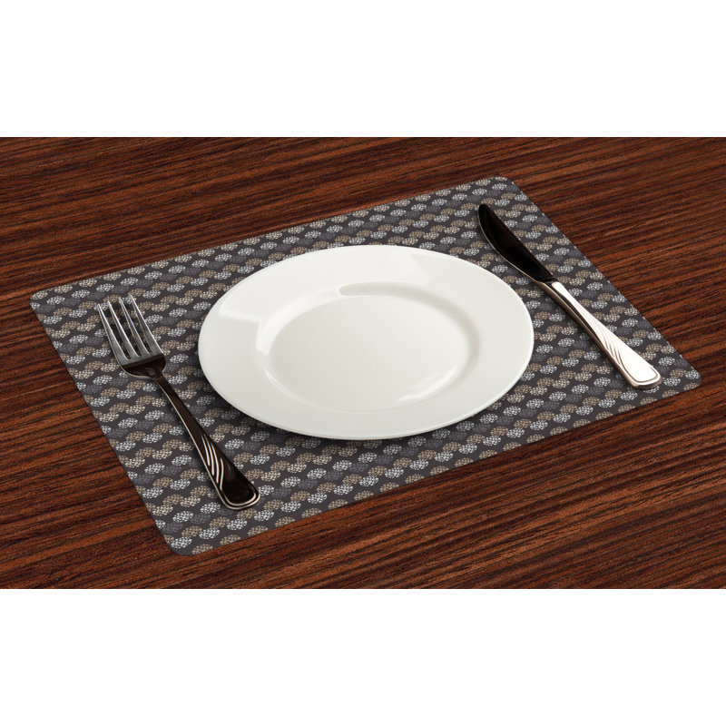 Polyester Abstract Rectangle Placemat