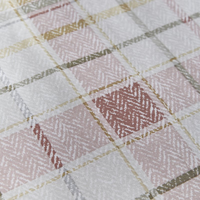 Marston Check Polyester Plaid Duvet Cover Set with Pillowcases Included