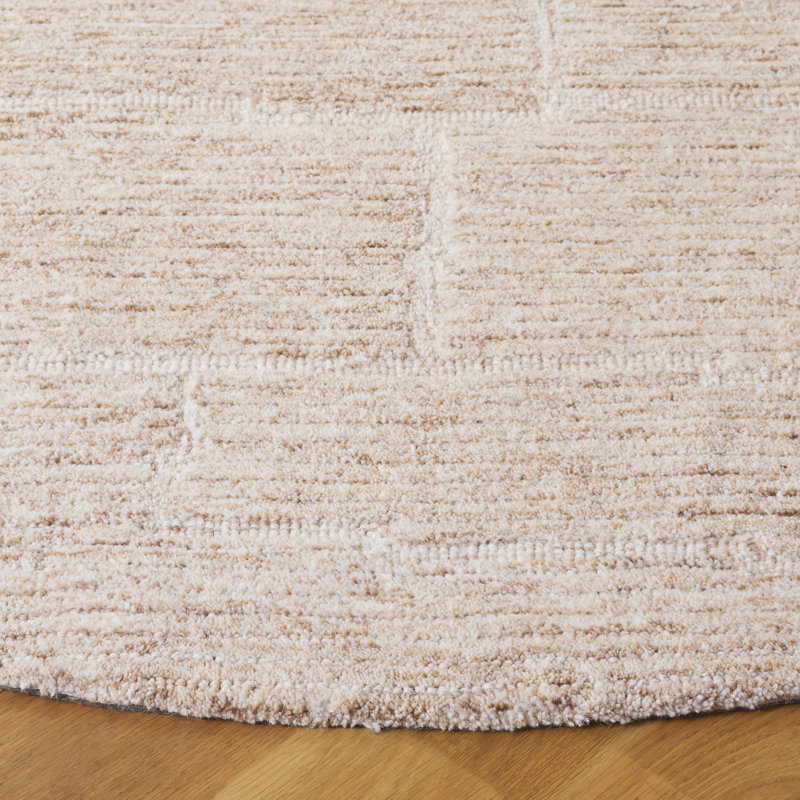 Nogueras 106 Area Rug In Beige, Round 6'