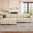 Nairoby 7-Piece Velvet Symmetrical Upholstered Modular Sectional Sofa Set Storage Sofa Apartment Couch 4-Seat Sofa with 2 Ottomans-682612745