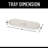 Audrienna Porcelain China Bathroom Tray