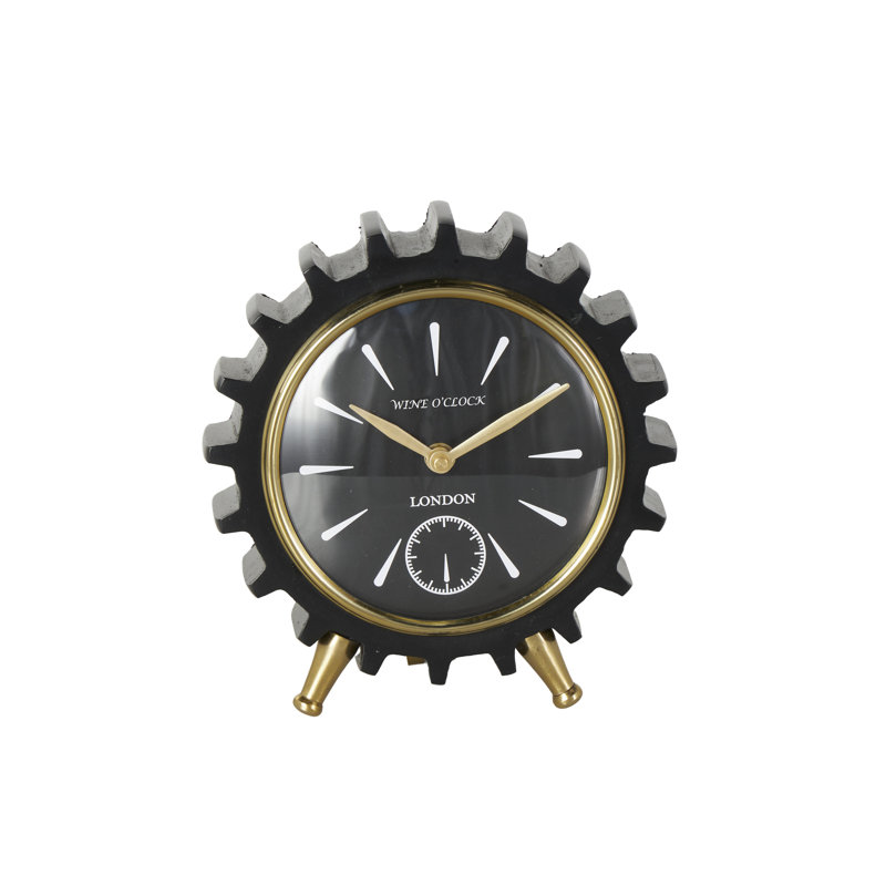 Horloge Cole and Gray, H 7,5 po x l 6,95 po x P 3,45 po