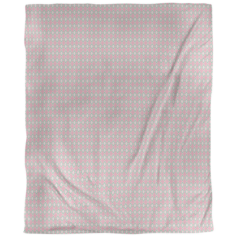 Housse de couette Katelyn Elizabeth, Housse de couette pour très grand lit, Rose / sarcelle