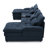 130" U-shaped Sofa with Console,Cupholders,6-seat Upholstered primary living space Furniture,Sleeper Couch Set with Chaise for Living Room,Apartment-856332065