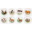 Wildlife Handmade Terra Bianca Salad/Dessert Plate