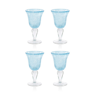 Antibes Bubble Wine Glasses, Set of 4