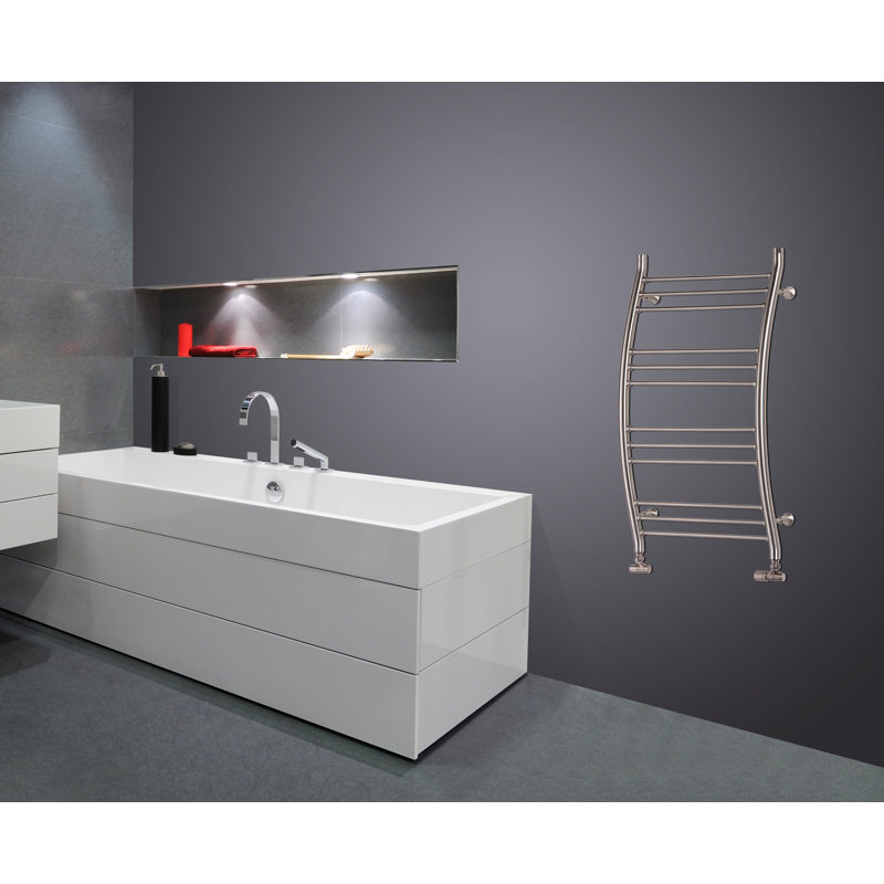 Blaine Curved Towel Rail Heated Towel Rails