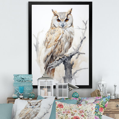 " Wise And Watchful Majestic Owl "