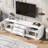 68.9'' Modern Minimalist TV Stand For Tvs Up To 75 Inches, Entertainment Center Media Console Cabinet With Adjustable Shelves For Living Room