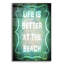 «Good Times Better Beach» par Lightbox Journal, art mural en verre acrylique-888836648