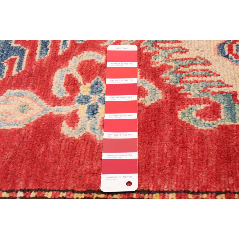 Tapis unique en laine noué à la main 4 pi x 5 pi 4 po nouvel âge Ahmeed