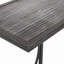 Table de bout en métal