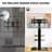 Square Fitueyes Floor TV Stand