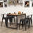 Avabella Counter Stool with Metal Frame