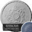 Médaillon de plafond Endurathane Anthony Harvest, DO 22 1/2 po x P 1 1/4 po (pour auvents jusqu'à 2 1/8 po), fini craquelé Americana peint à la main-28578633