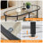 Caoimhlin Tempered Double-Layer Glass Oval Coffee Table-1355186454