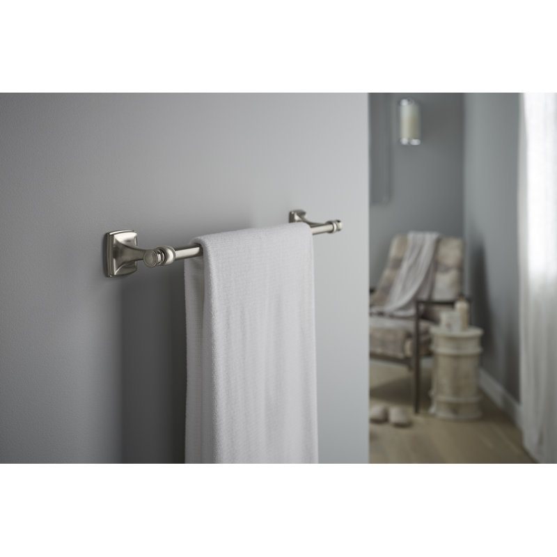 Grand Towel Bar, 24"W, Vibrant Brushed Nickel