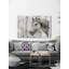 Horse Face - Wrapped Canvas Print-372113578
