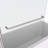 Bath tub Pivot shower screen, with 1/4" tempered glass and towel bar-112635667