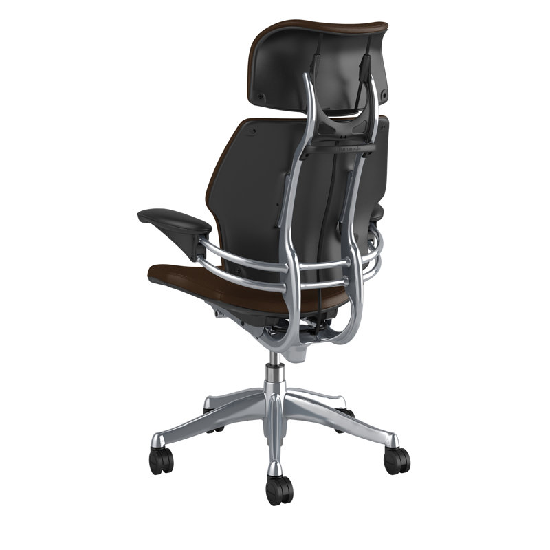 Freedom Headrest Task Chair Genuine Leather, Canyon