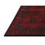 Tapis traditionnel rouge foncé / noir Ilit-796532770
