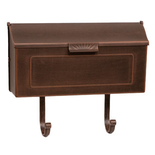 Cast Aluminum Wall Mounted Mailbox