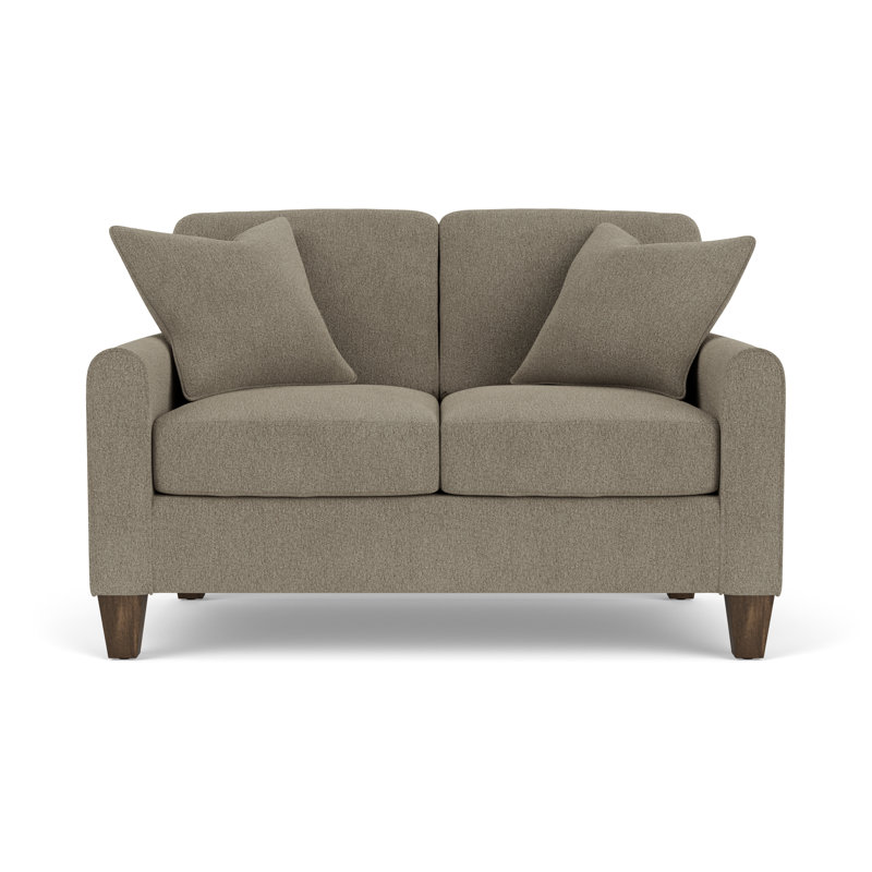 Causeuse Cornesia, 100% polyester colombe