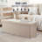 Torryn Linen Upholstered Storage Bench-656077419