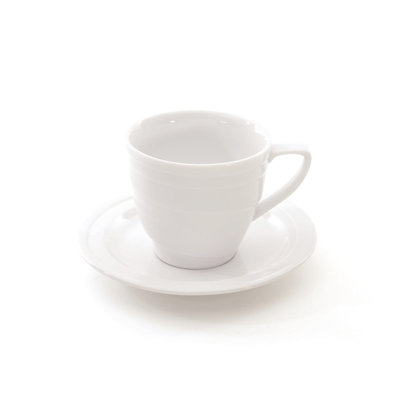 BergHOFF Eclipse 8.6 oz. Porcelain Teacup and Saucer