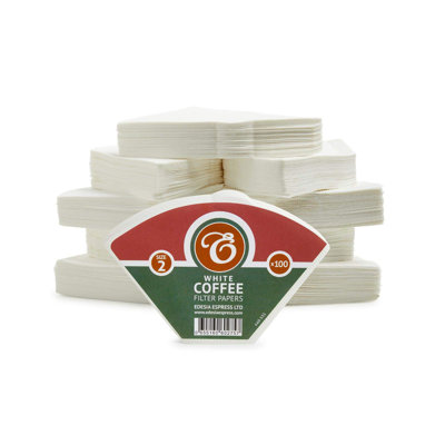 1000 Size 2 Brown Unbleached Coffee Filter Paper Cones