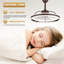 Ventilateur de plafond à DEL 24 pouces avec lumières et télécommande, ventilateur de plafond Fandelier réversible 6 vitesses pour chambre à coucher Chantrice-1739666412