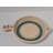 8" Floral Beige Clay Frying Pan
